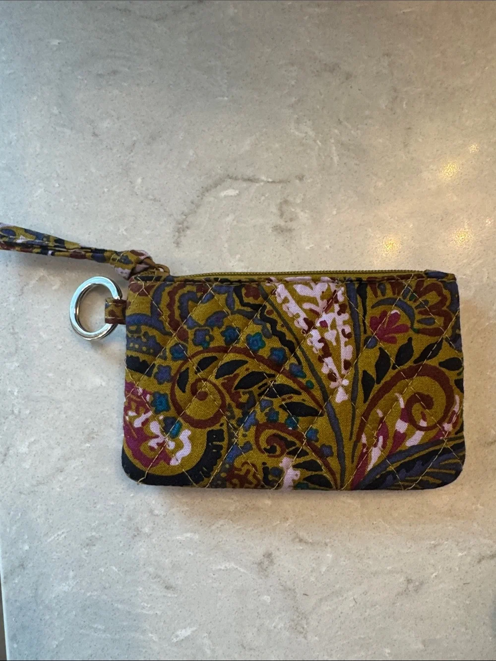 Vera Bradley Wristlet Coin Purse - Olive Multi